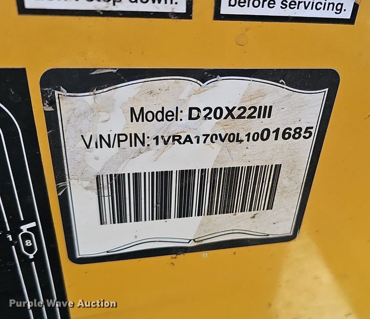 image for item DK0664 2020 Vermeer Navigator S3 D20X22III directional boring unit