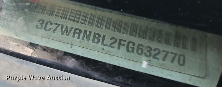 image for item DK0709 2015 Dodge Ram 5500HD bucket truck