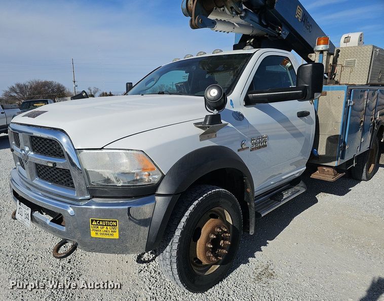 image for item DK0714 2015 Dodge Ram 5500HD bucket truck