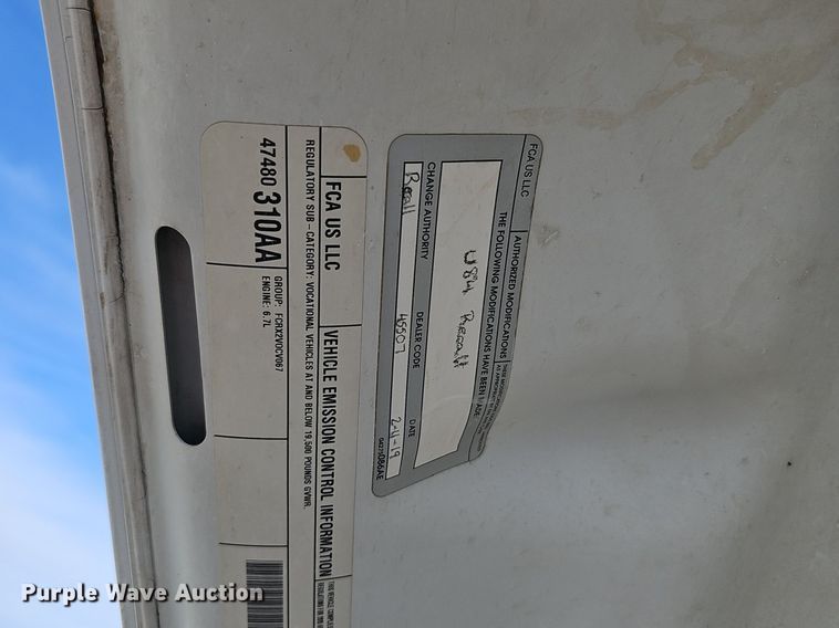 image for item DK0714 2015 Dodge Ram 5500HD bucket truck