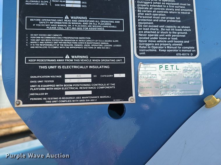 image for item DK0715 2015 Ford F550 Super Duty XL  bucket truck