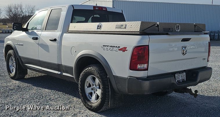 image for item DK0716 2009 Dodge Ram 1500 Quad Cab pickup truck