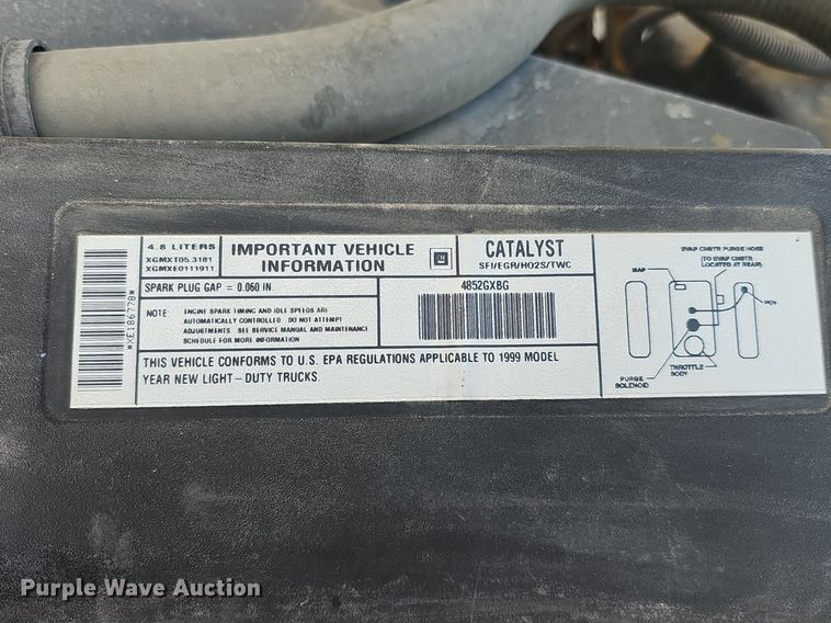 image for item DK0717 1999 Chevrolet Silverado 1500 Ext. Cab pickup truck