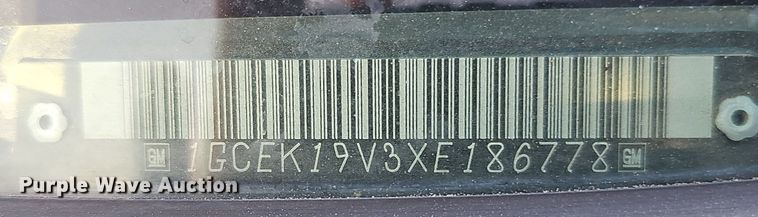 image for item DK0717 1999 Chevrolet Silverado 1500 Ext. Cab pickup truck