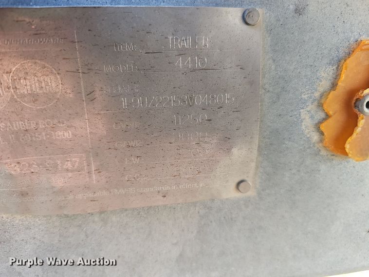image for item DK0718 2003 Sauber Mfg Co 4410 pole trailer
