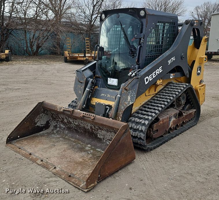 image for item DK0721 2017 John Deere 317G tracked skid steer loader