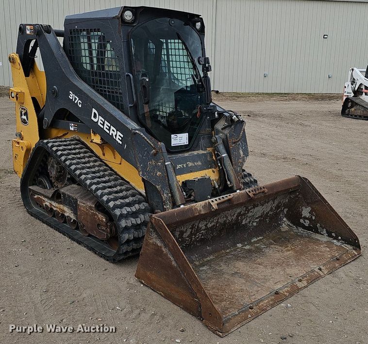 image for item DK0721 2017 John Deere 317G tracked skid steer loader