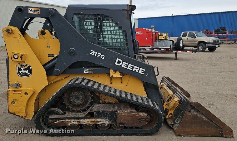 image for item DK0721 2017 John Deere 317G tracked skid steer loader