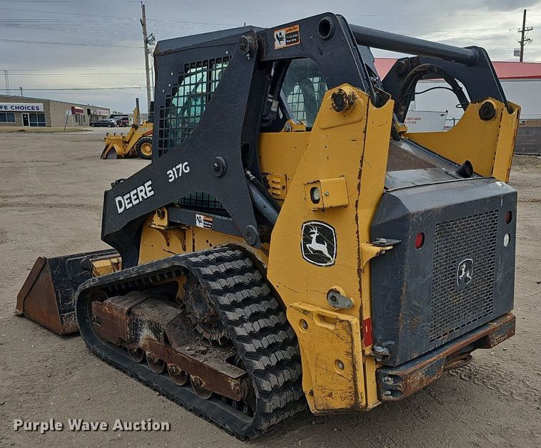image for item DK0721 2017 John Deere 317G tracked skid steer loader