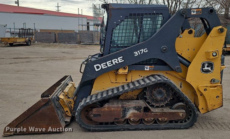 image for item DK0721 2017 John Deere 317G tracked skid steer loader