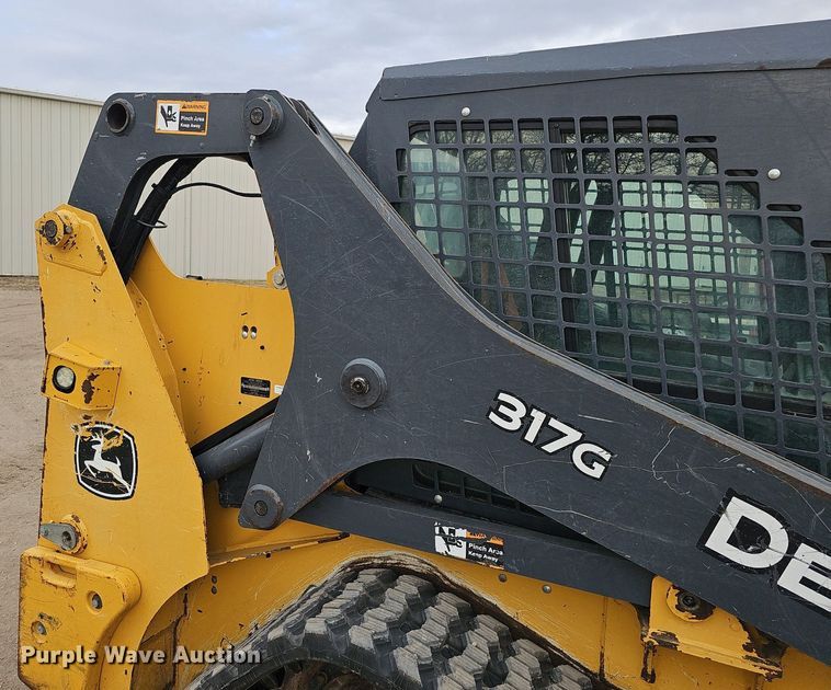 image for item DK0721 2017 John Deere 317G tracked skid steer loader
