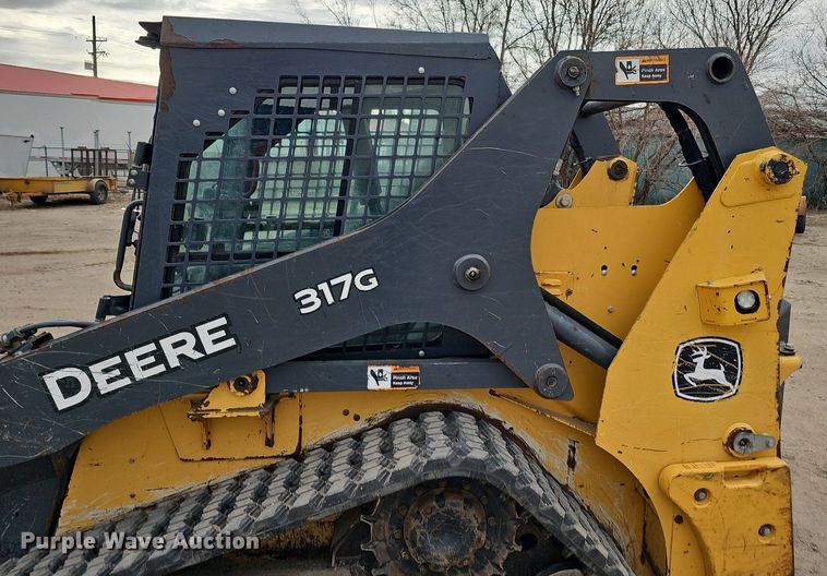 image for item DK0721 2017 John Deere 317G tracked skid steer loader