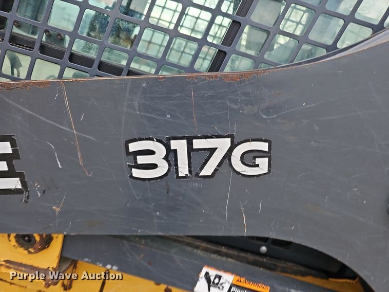 image for item DK0721 2017 John Deere 317G tracked skid steer loader