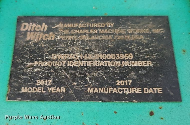 image for item DK0728 2017 Ditch Witch RT45 trencher