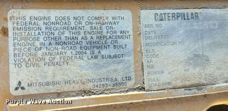 image for item DL4352 2002 Caterpillar D4G XL dozer