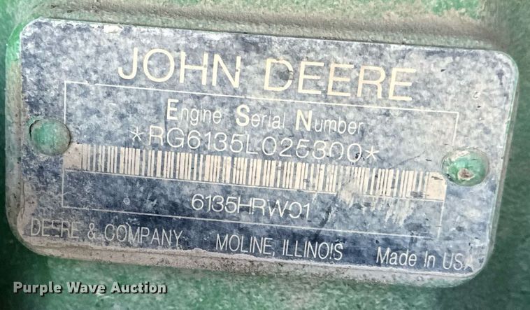 image for item DL4356 2011 John Deere 9630 Scraper Special 4WD tractor