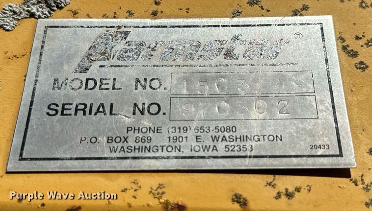 image for item DL4361 Farmstar  1503 manure spreader