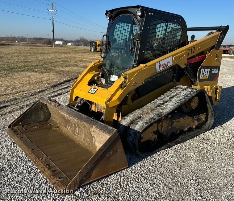 image for item DL4363 2015 Caterpillar 289D tracked skid steer loader