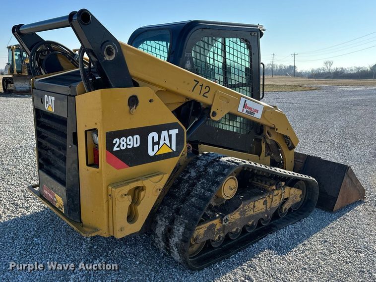 image for item DL4363 2015 Caterpillar 289D tracked skid steer loader
