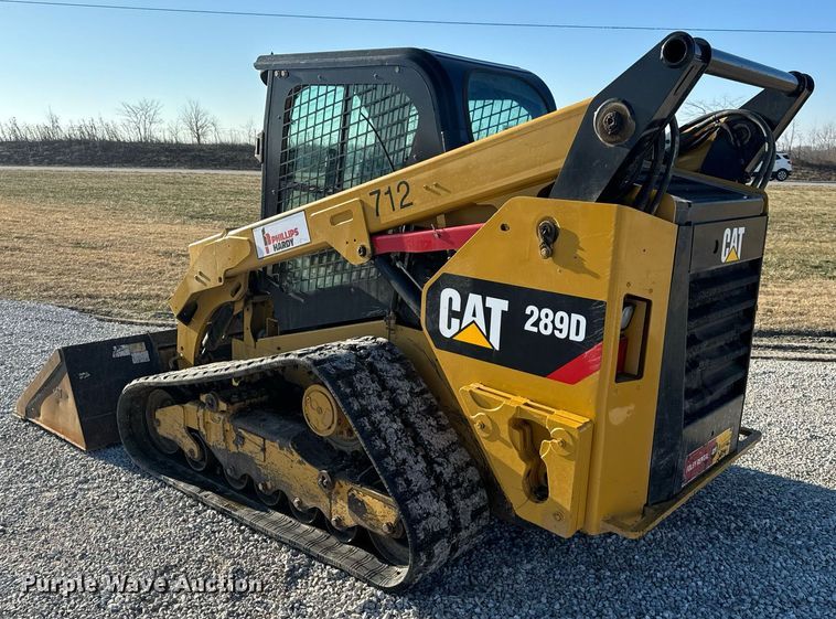image for item DL4363 2015 Caterpillar 289D tracked skid steer loader