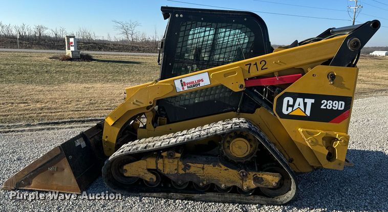 image for item DL4363 2015 Caterpillar 289D tracked skid steer loader