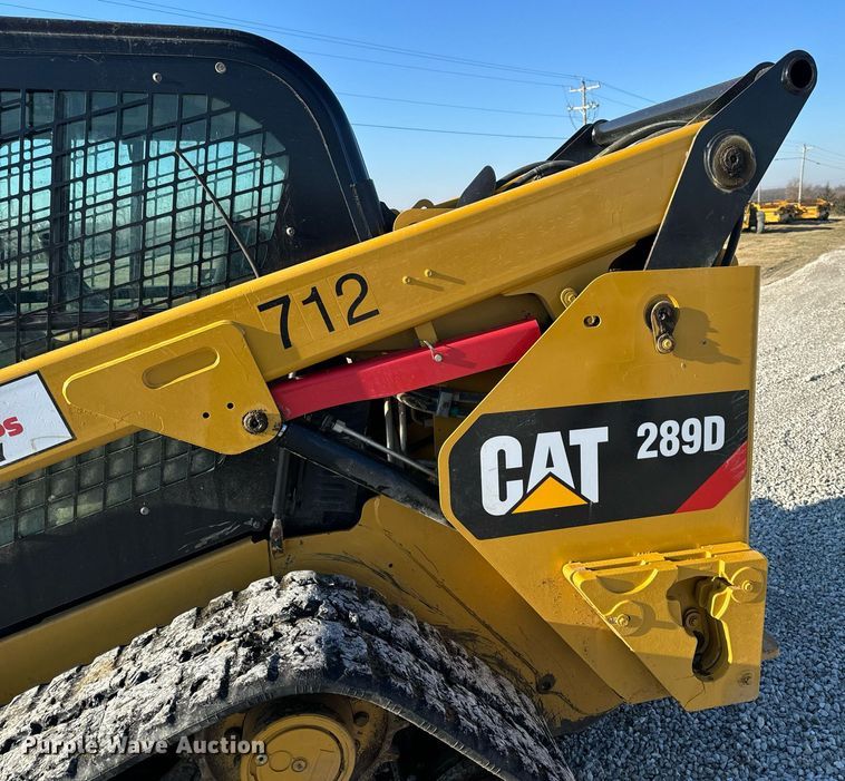 image for item DL4363 2015 Caterpillar 289D tracked skid steer loader