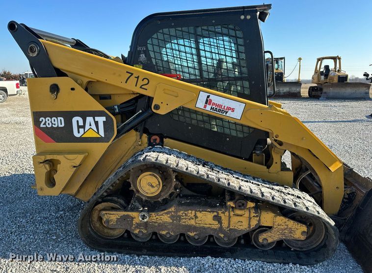 image for item DL4363 2015 Caterpillar 289D tracked skid steer loader