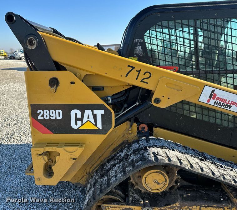 image for item DL4363 2015 Caterpillar 289D tracked skid steer loader