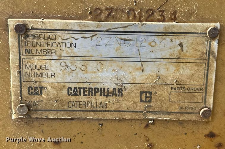image for item DL4364 1997 Caterpillar 953C loader