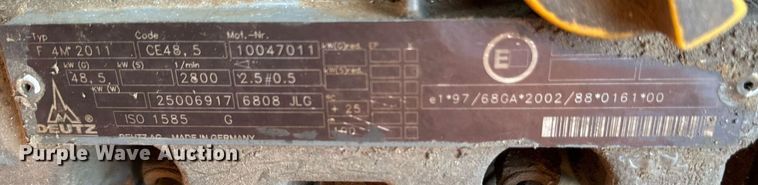 image for item DL4366 2006 JLG 600SC boom lift