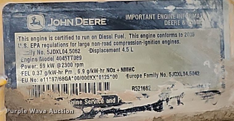 image for item DL4374 2005 John Deere 310SG backhoe