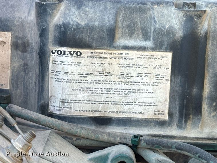 image for item DL4394 2006 Volvo VHD ready mix truck