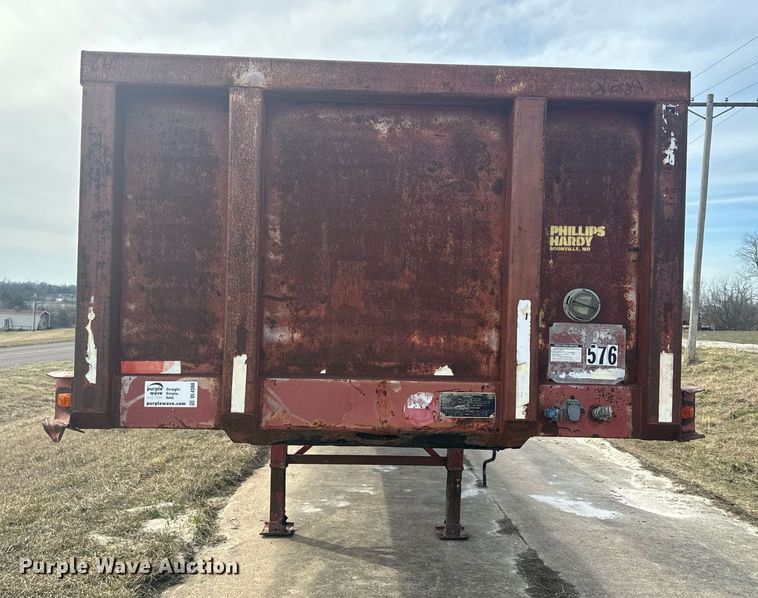 image for item DL4398 1995 Great Dane GPMS-248 flatbed trailer