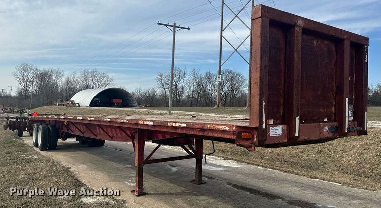 image for item DL4398 1995 Great Dane GPMS-248 flatbed trailer