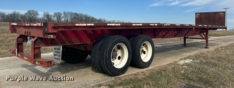 image for item DL4398 1995 Great Dane GPMS-248 flatbed trailer