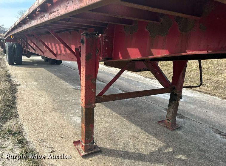 image for item DL4398 1995 Great Dane GPMS-248 flatbed trailer