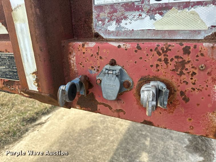 image for item DL4398 1995 Great Dane GPMS-248 flatbed trailer