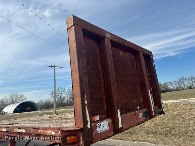 image for item DL4398 1995 Great Dane GPMS-248 flatbed trailer