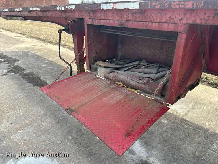 image for item DL4398 1995 Great Dane GPMS-248 flatbed trailer