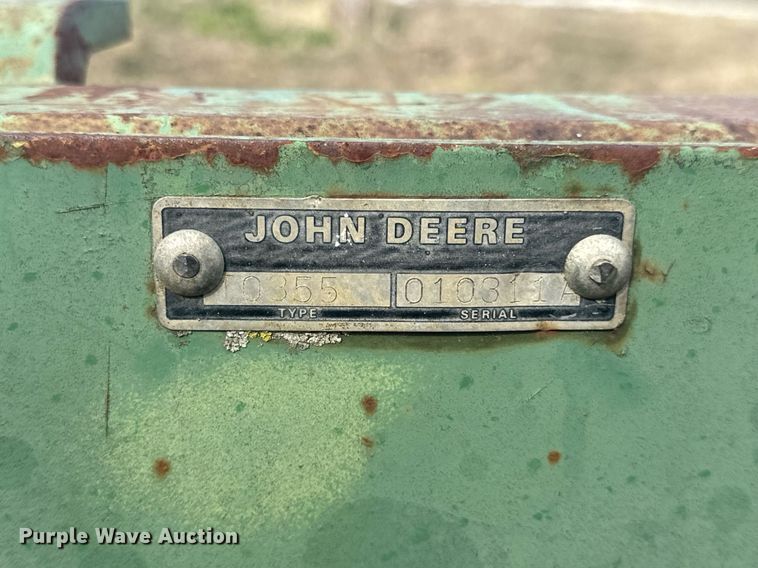 image for item DL4399 John Deere T0355 off-set disk