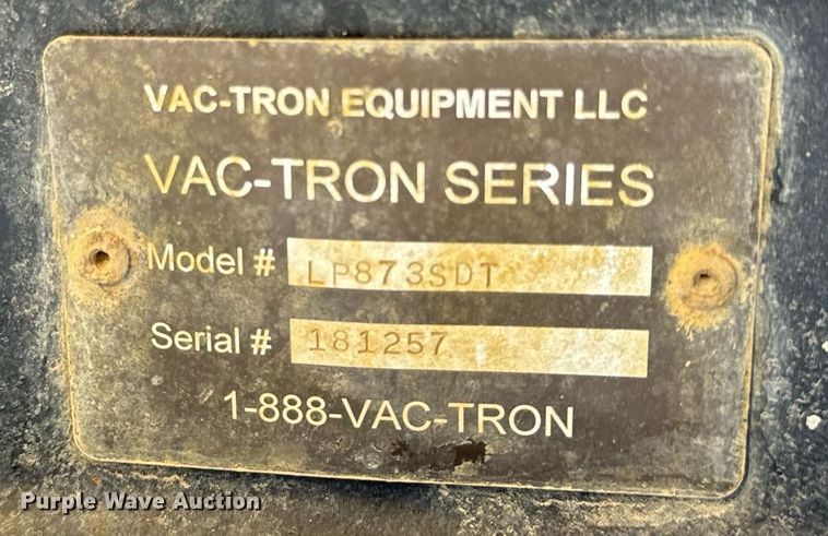 image for item DL4400 2018 Vermeer LP873SDT vacuum excavator