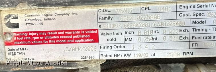 image for item DL4408 2006 Skytrak 8042 telehandler