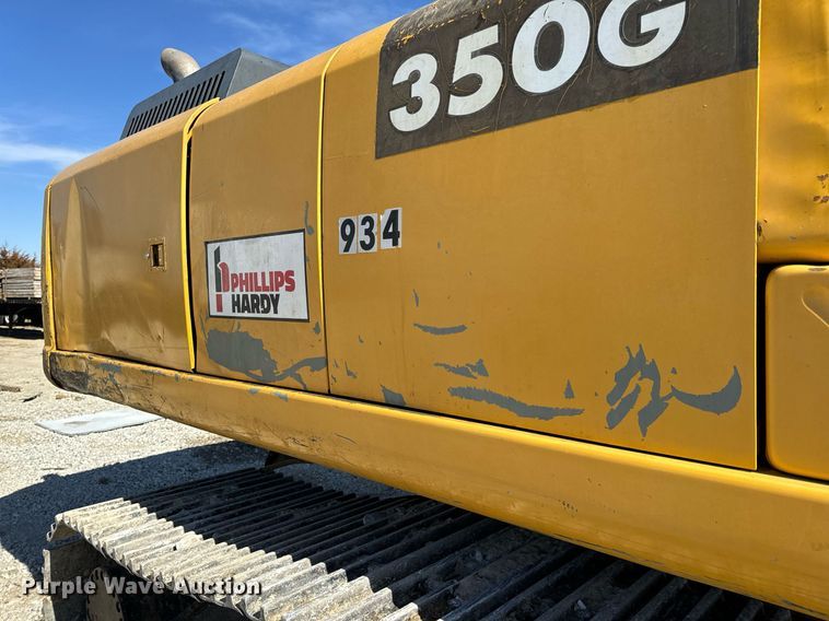 image for item DL4410 2014 John Deere 350G excavator