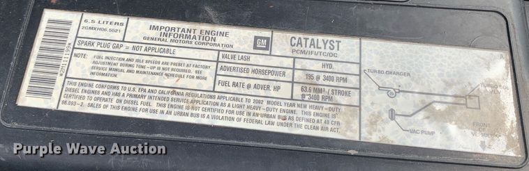 image for item DM7768 2002 Chevrolet Silverado 3500HD bucket truck