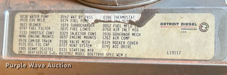 image for item DN0518 1989 Amertek Inc. 2500L hydroseeder truck