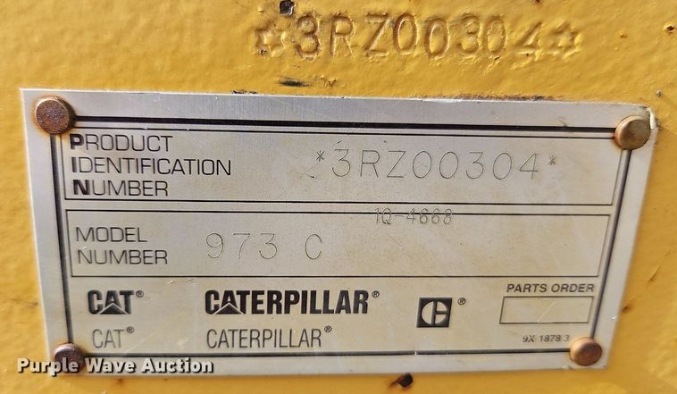 image for item DN7213 2001 Caterpillar  973C track loader