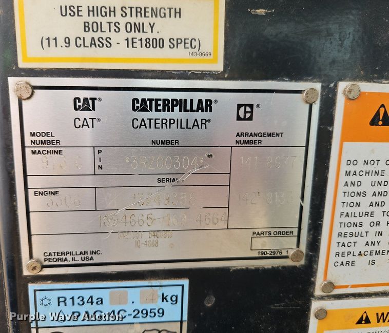 image for item DN7213 2001 Caterpillar  973C track loader