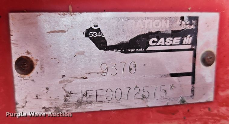 image for item DN7217 1998 Case IH 9370 4WD tractor