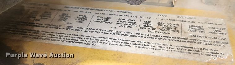 image for item DN7229 2000 Ford F650 Super Duty XL truck cab and chassis