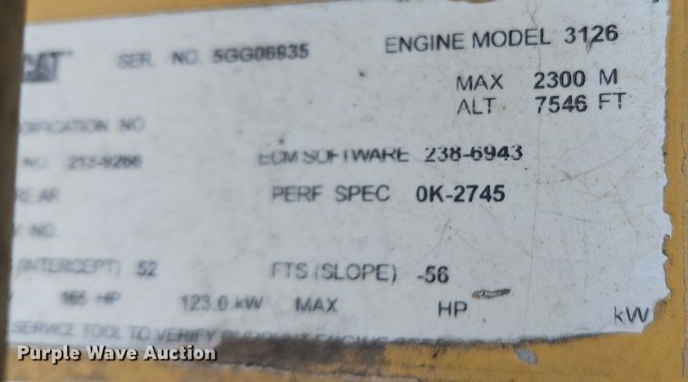 image for item DN7233 2005 Caterpillar  322C L excavator